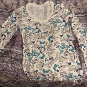 White Arizona long sleeve shirt